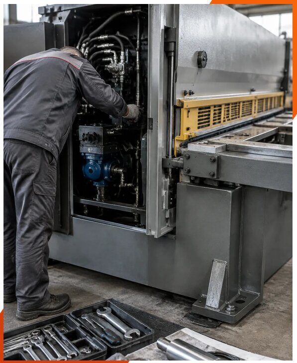 Ремонт гильотинных ножниц в Рыбинске от 10408 р. | ЮнионикРу